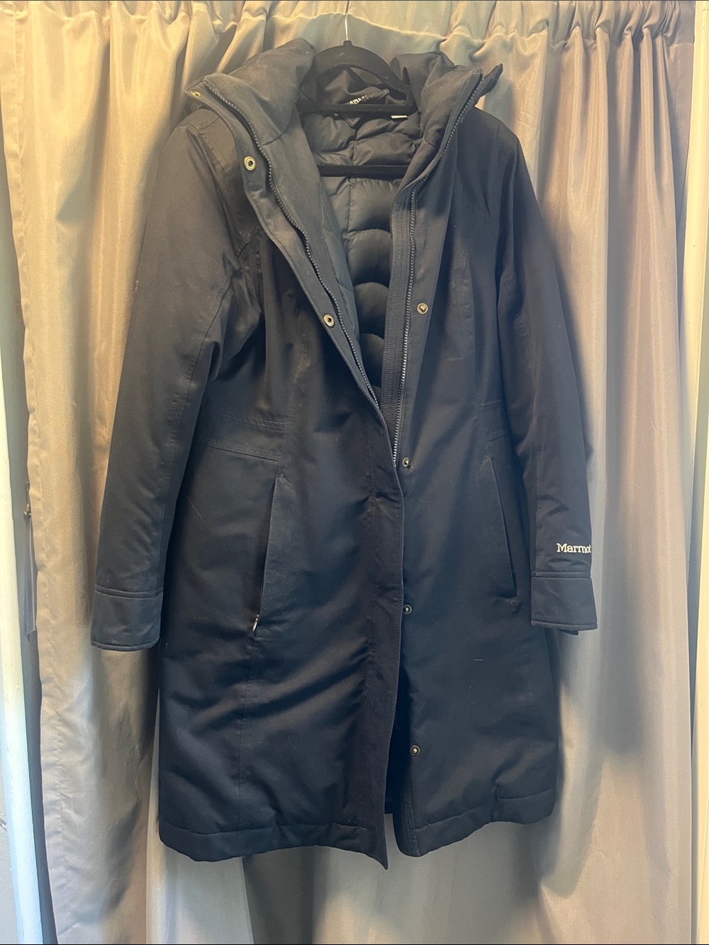 Marmot long down coat